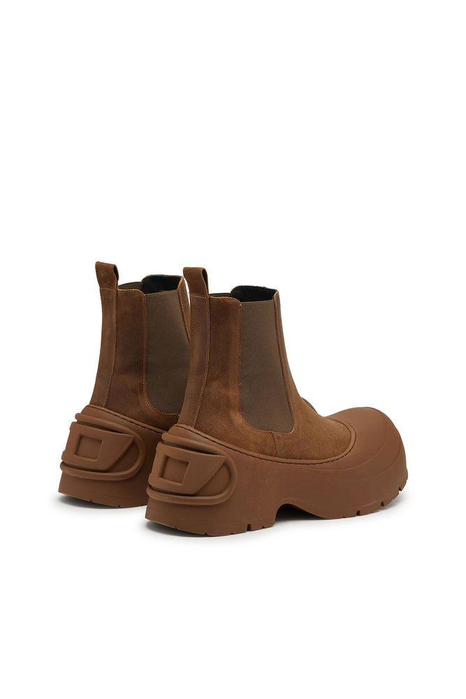 D-Donald-Chelsea boots in waxed suede and rubber (2)
