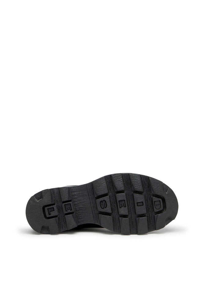 D-Hammer-Cut-out leather boots with logo hardware (3)