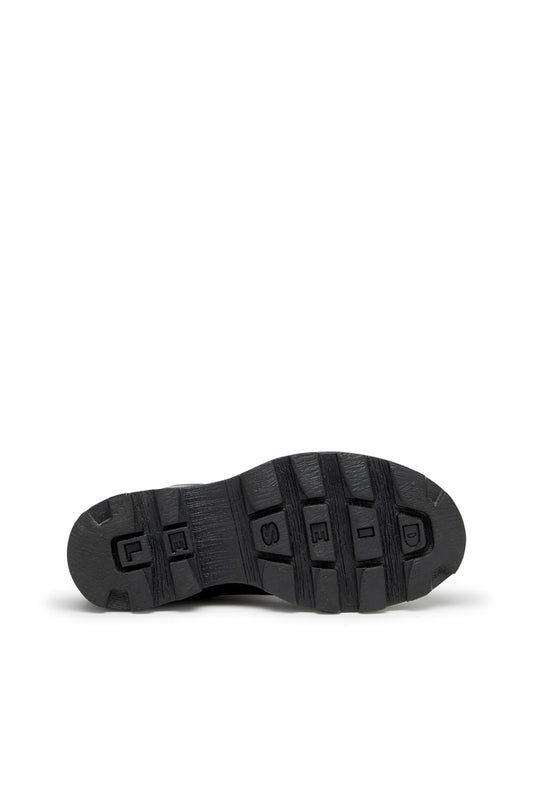 D-Hammer-Cut-out leather boots with logo hardware (3)