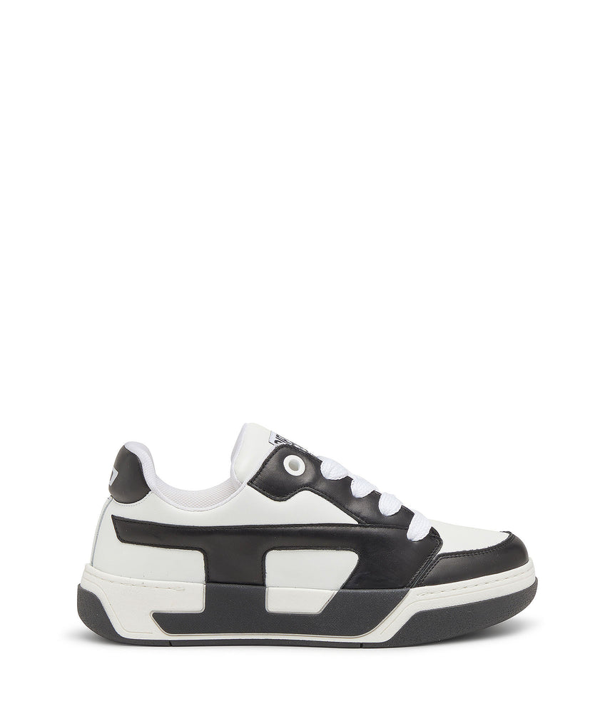 D-Ollie-Sneakers in colour-block leather