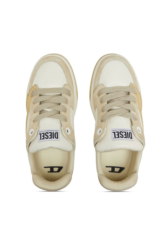S-D-Ollie - Distressed sneakers in leather and suede (2)