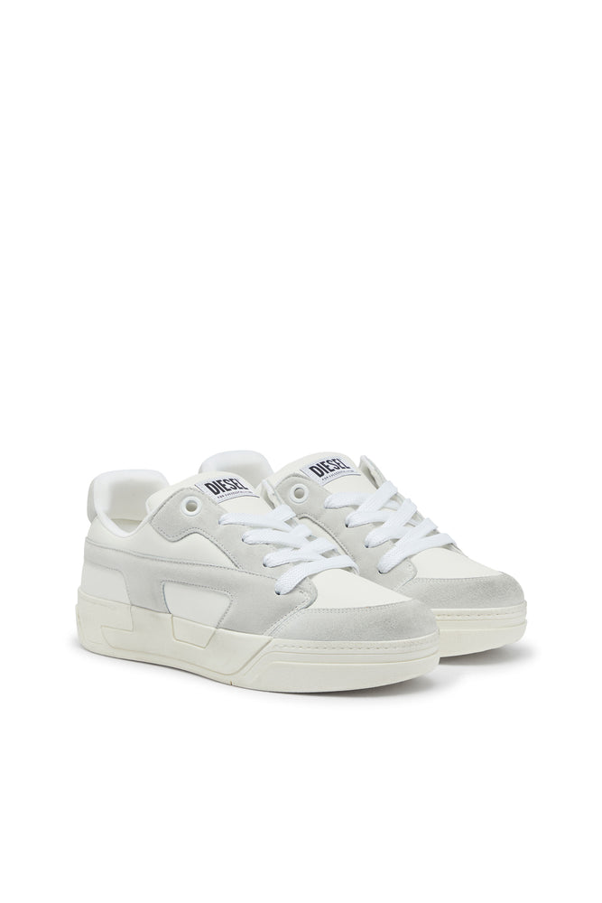 S-D-Ollie - Distressed sneakers in leather and suede (1)