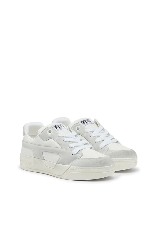 S-D-Ollie - Distressed sneakers in leather and suede (1)