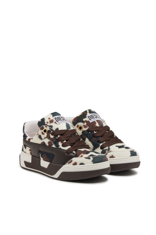 D-Ollie-Sneakers in cow-print faux pony hair (1)