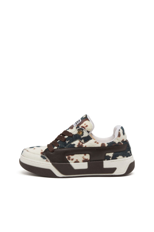 D-Ollie-Sneakers in cow-print faux pony hair (7)