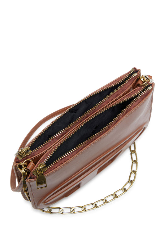 1DR Twin-Double-pouch shoulder bag in pull-up leather (3)