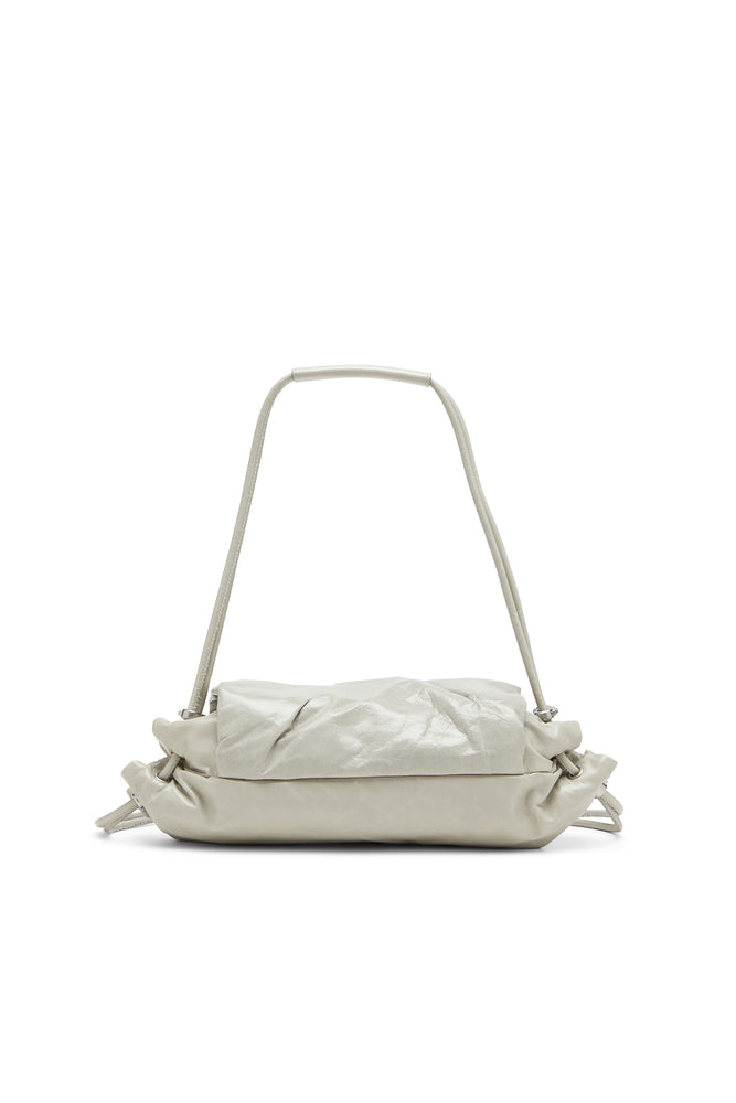 Scrunch-D-Small shoulder bag in shiny scrunched leather (1)
