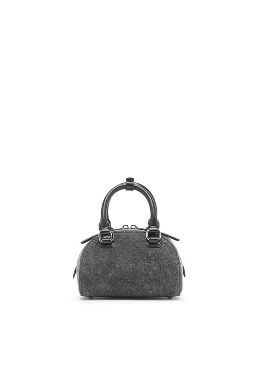 1DR Dome-Mini bowling bag in washed denim (1)