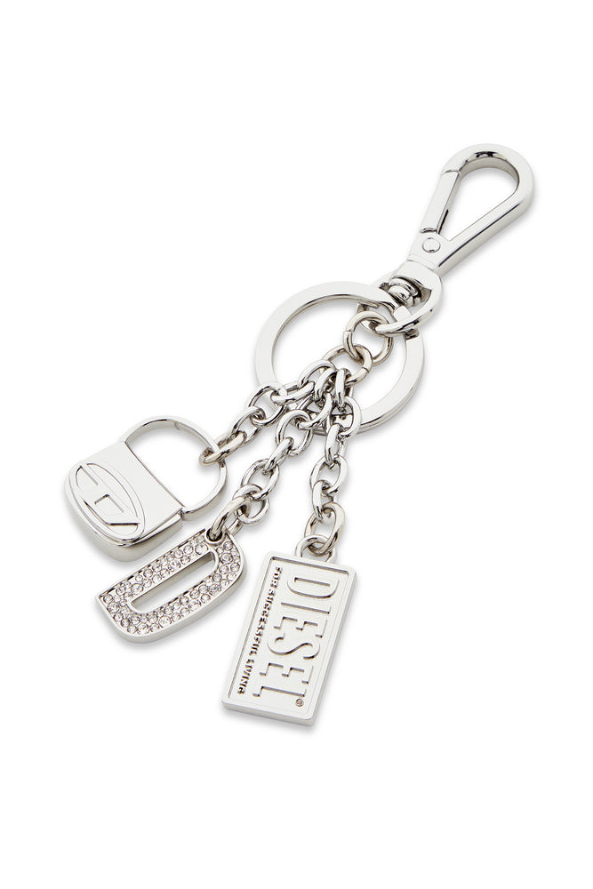 Metal keyring with logo charms (1)
