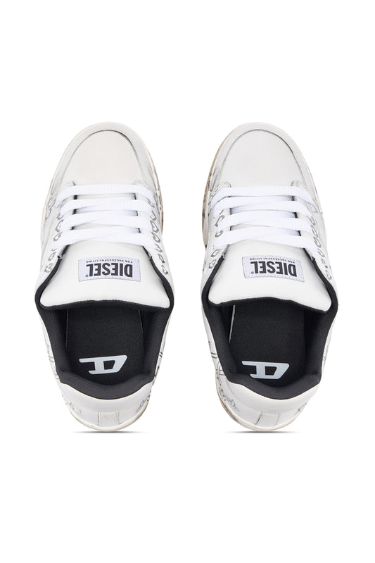 D-Ollie-Leather sneakers with graffiti print (5)