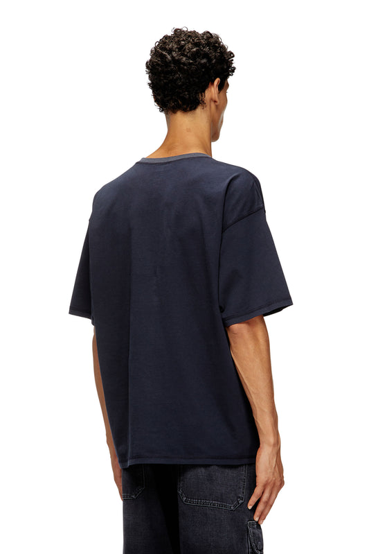 Cotton T-Shirt With Oval D Print (1)