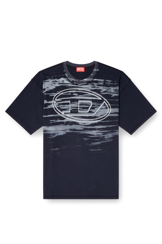 Cotton T-Shirt With Oval D Print (3)