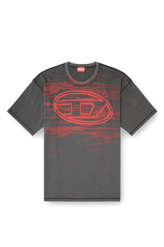 Cotton T-Shirt With Oval D Print (3)