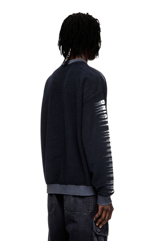 Cotton Sweatshirt With Oval D Print (1)