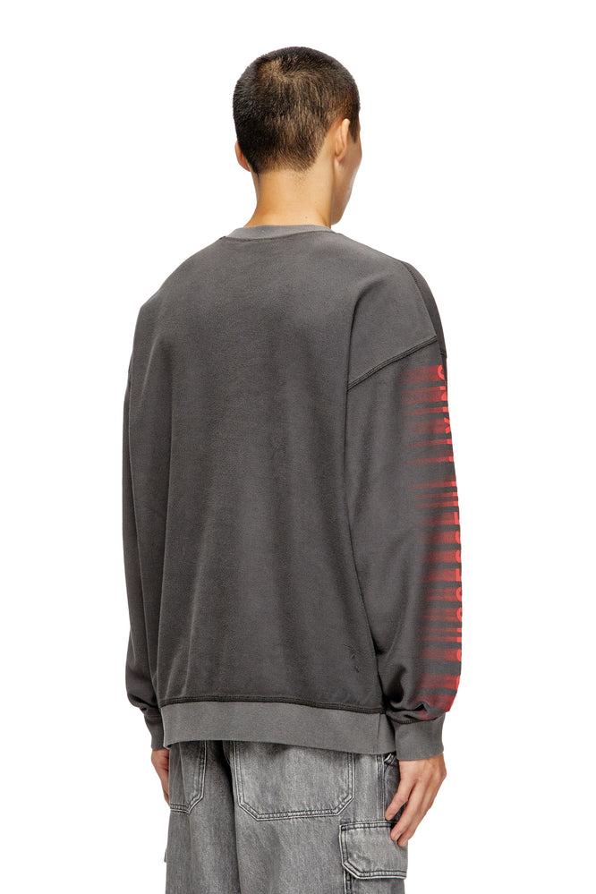 Cotton Sweatshirt With Oval D Print (1)