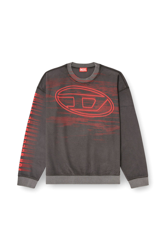 Cotton Sweatshirt With Oval D Print (3)