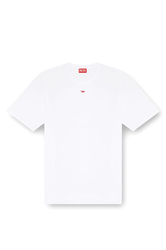 T-Shirt With Embroidered D Patch (4)
