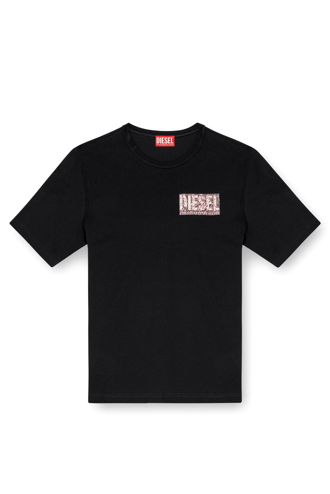 T-Shirt With Gabardine Patch Logo (3)