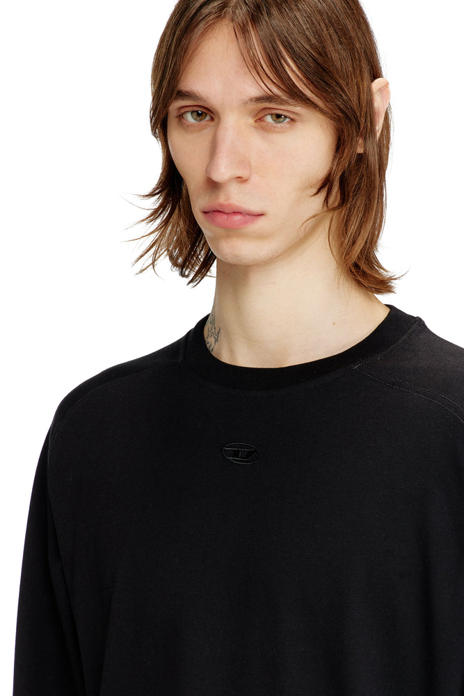 T-shirt with biker detail cuff (2)
