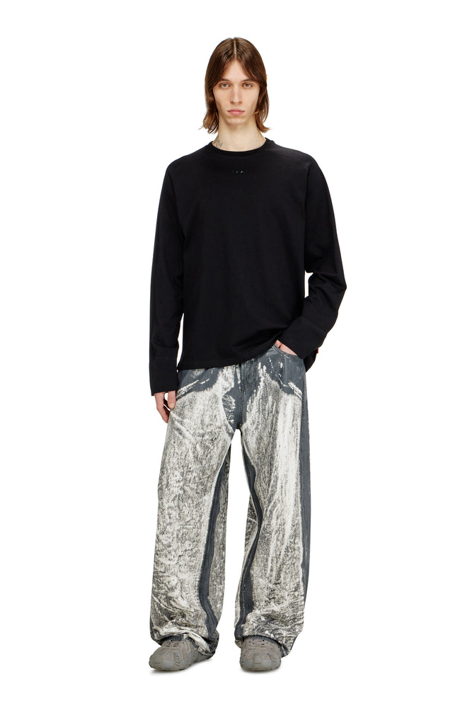 T-shirt with biker detail cuff (3)