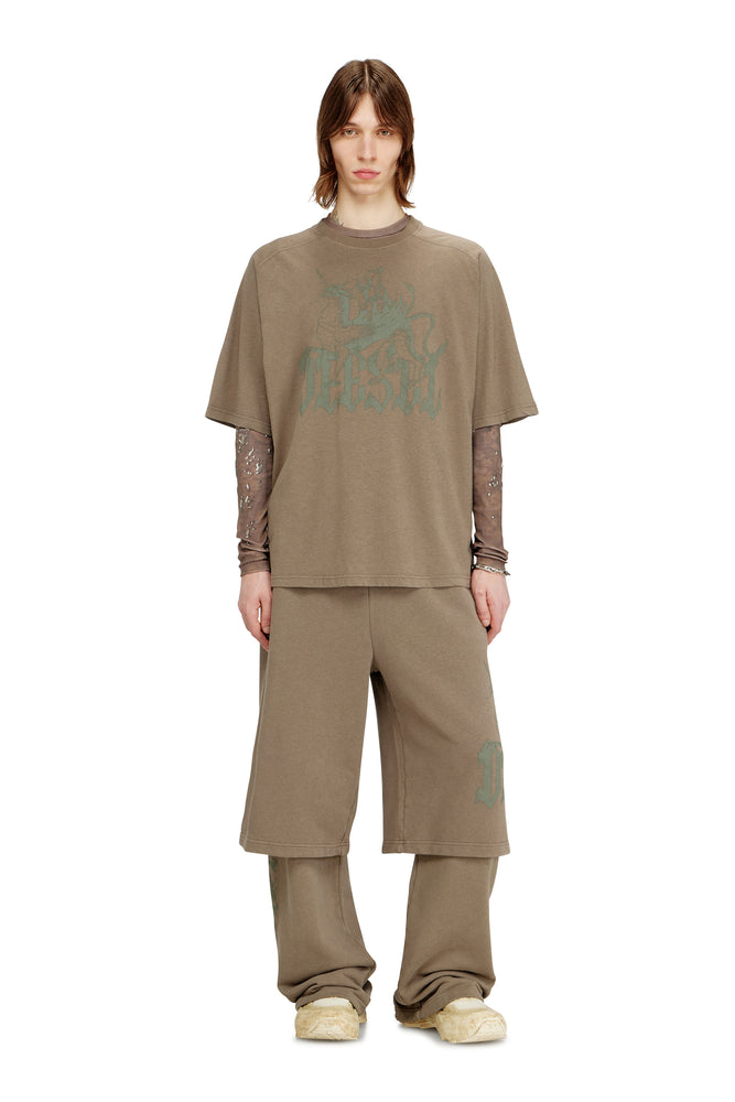 Printed T-shirt in cotton and hemp (3)