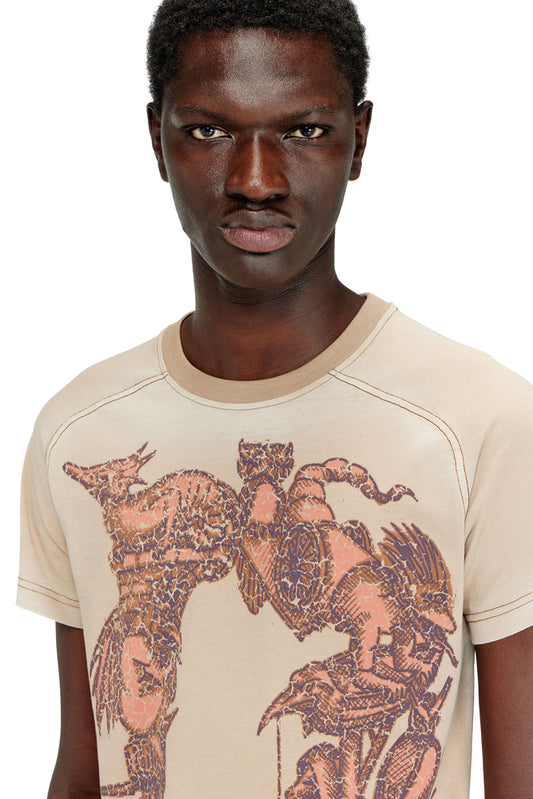 Faded T-shirt with graphic motif (2)