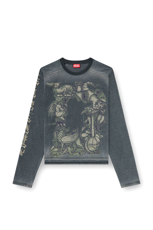 Long-sleeve T-shirt with graphic motif (4)