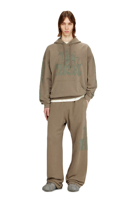Treated pants with logo print (3)