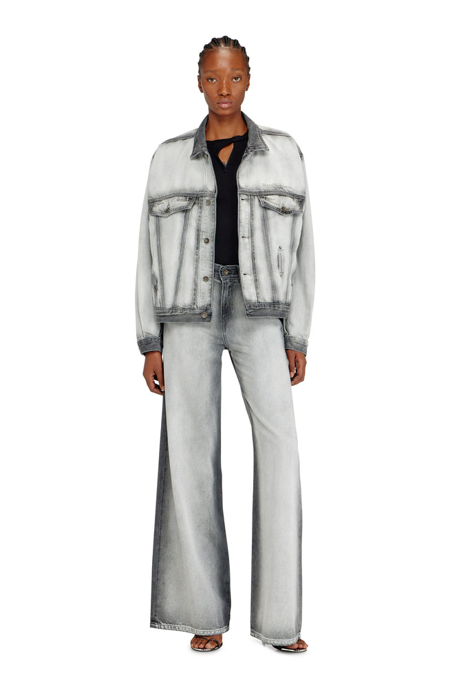 Trucker jacket in soft skeleton denim (5)