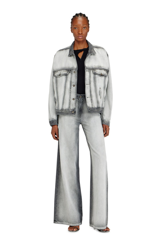Trucker jacket in soft skeleton denim (5)