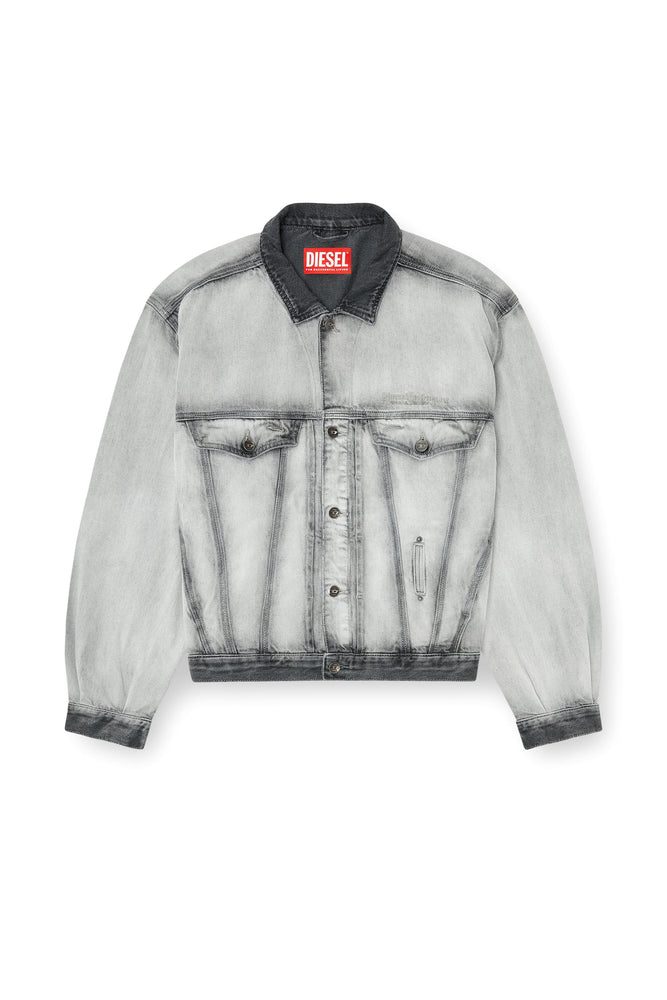 Trucker jacket in soft skeleton denim (6)