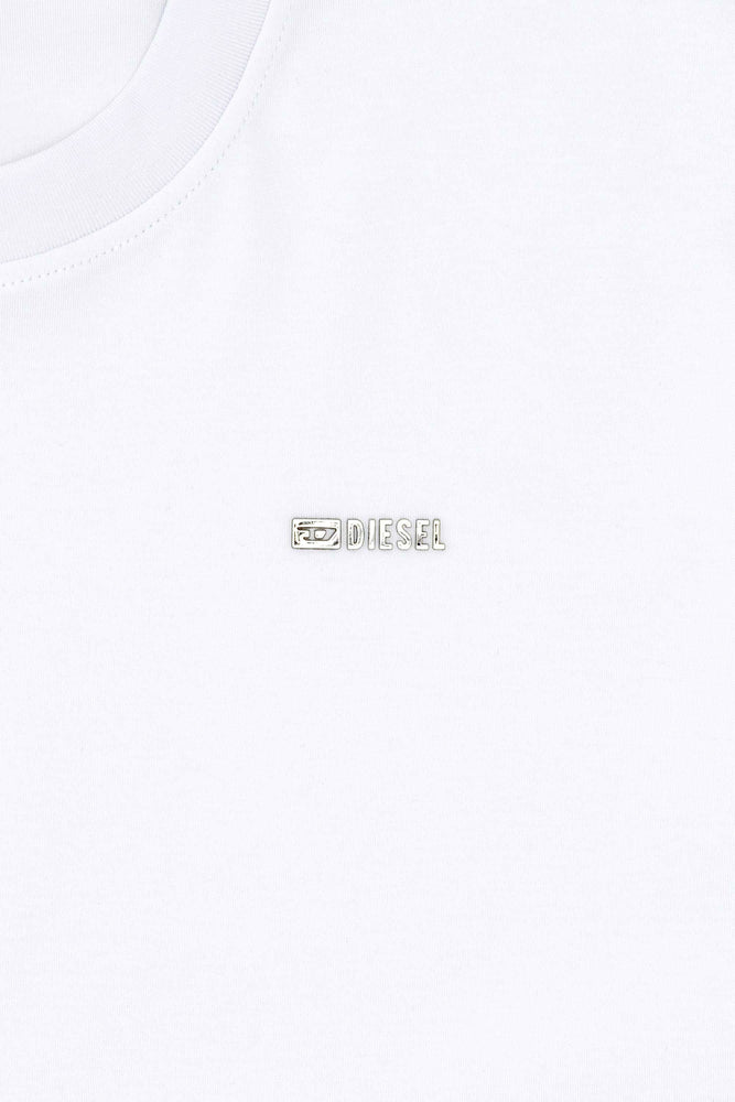 Cotton T-shirt with small logo on chest (3)