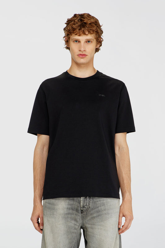 Cotton T-shirt with small logo on chest