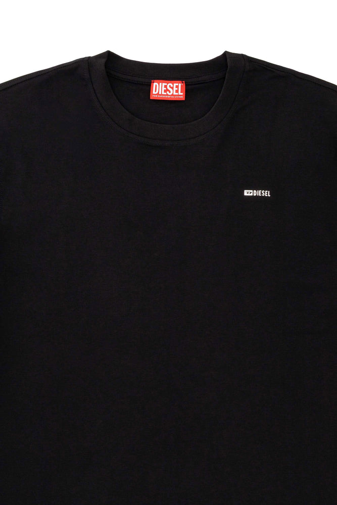 Cotton T-shirt with small logo on chest (2)