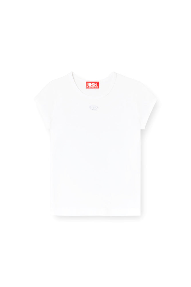 T-shirt with cut-out embroidered logo (3)