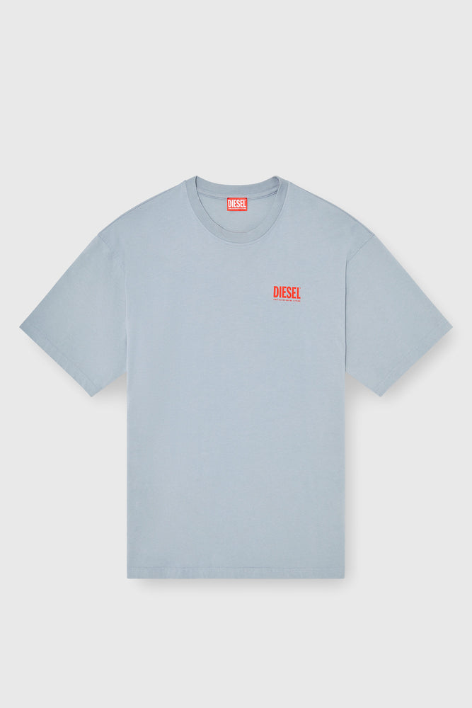 Cotton T-shirt with Diesel Biscotto print (3)