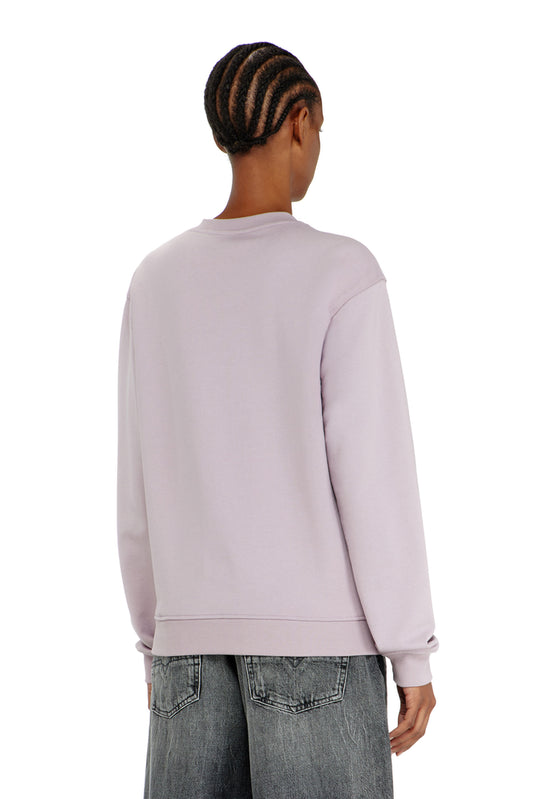 Cotton sweatshirt with Oval D embroidery (1)