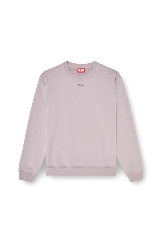 Cotton sweatshirt with Oval D embroidery (3)