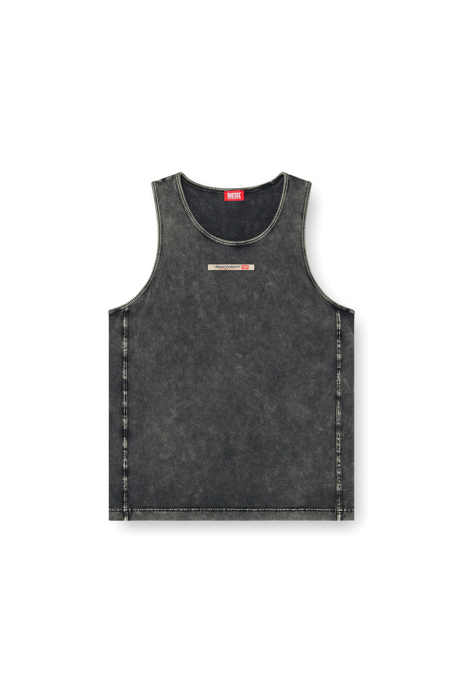 Cotton tank with treated effect (3)