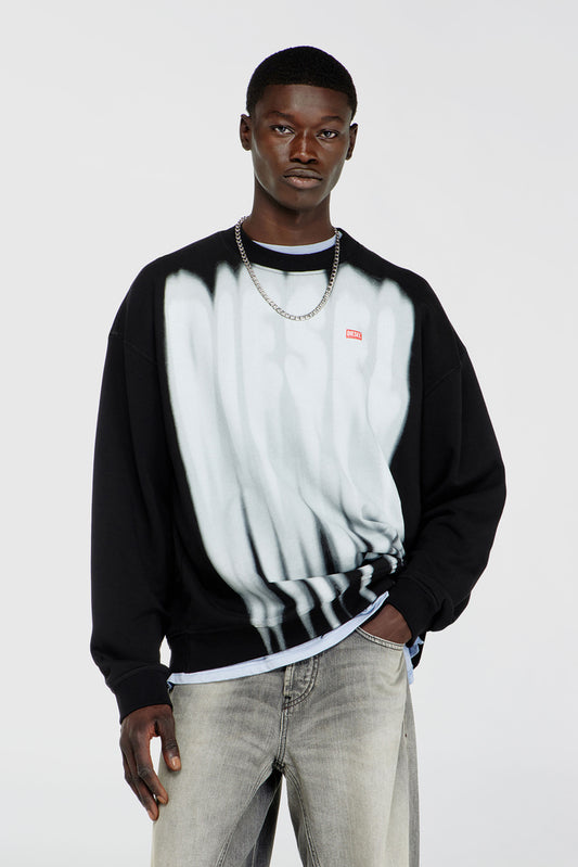 Cotton sweatshirt with graphic print