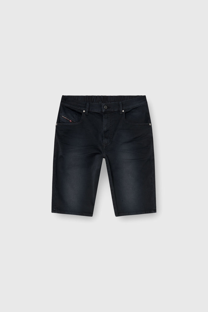 Slim shorts in coloured denim (4)