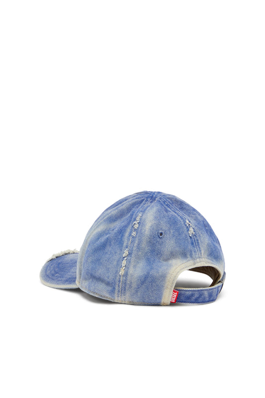Distressed baseball cap with logo graphic (1)