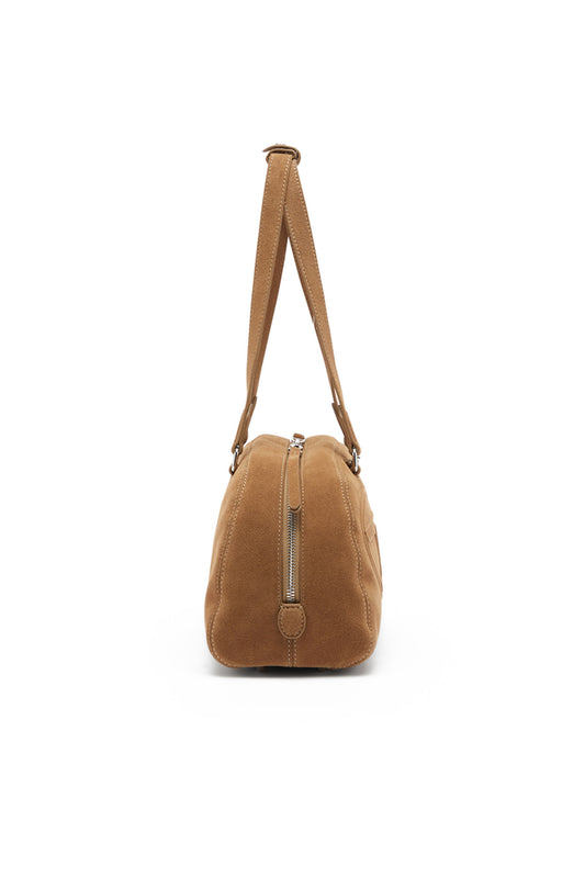 1DR Dome-Suede shoulder bag with Oval D logo (2)