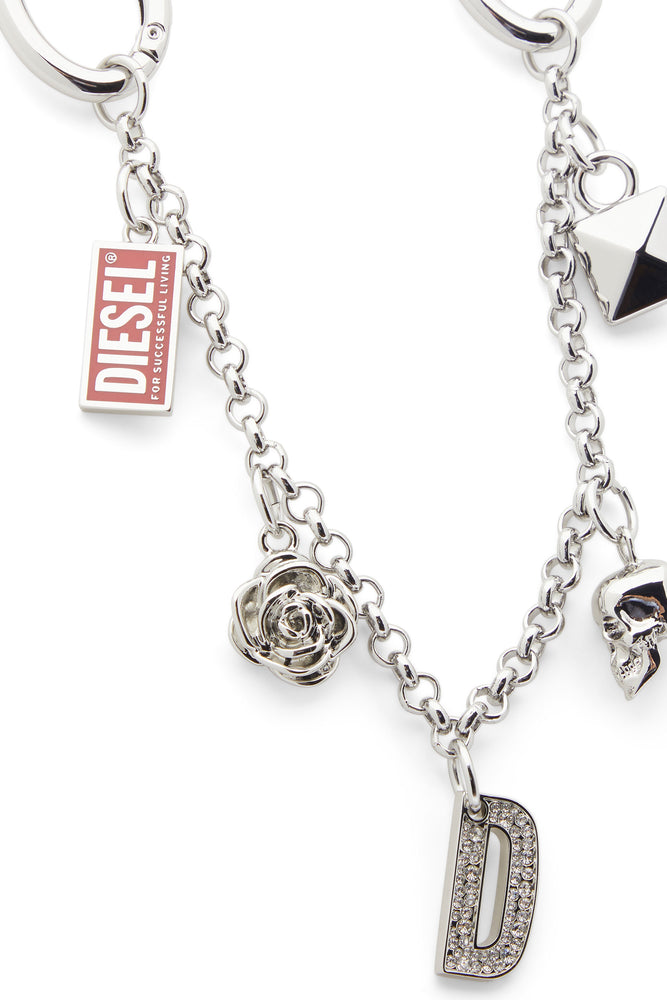 Metal chain charm with iconic pendants (2)
