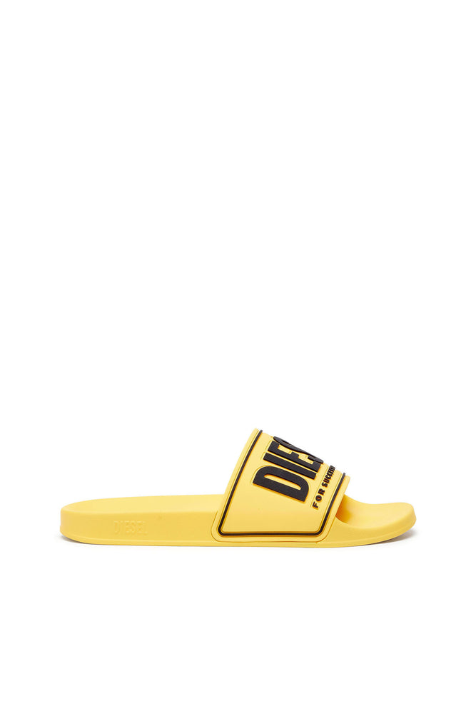 Sa-Mayemi-Pool slides with 3D logo