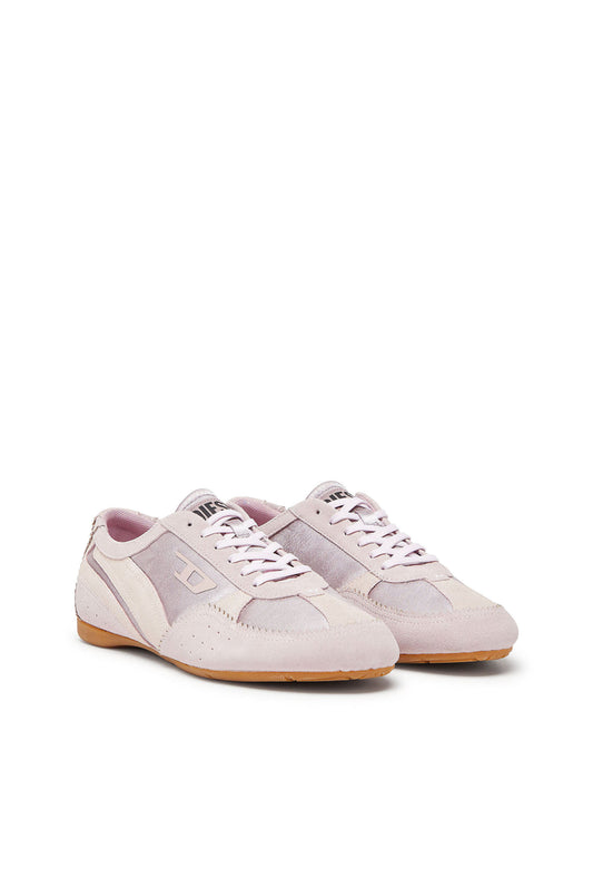 D-Mile-Flat sneakers with suede overlays (1)