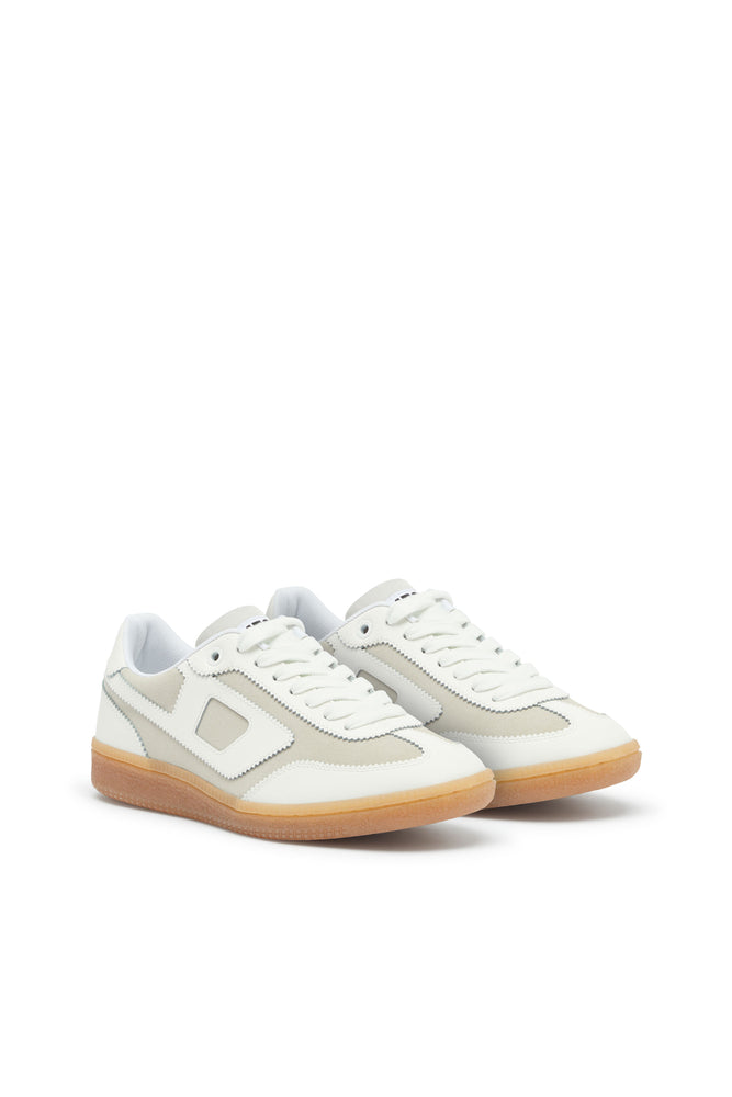 S-Matcha - Sneakers in leather and suede iconic d logo (1)