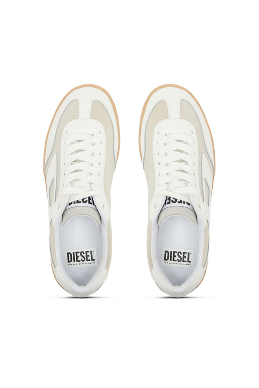S-Matcha - Sneakers in leather and suede iconic d logo (4)