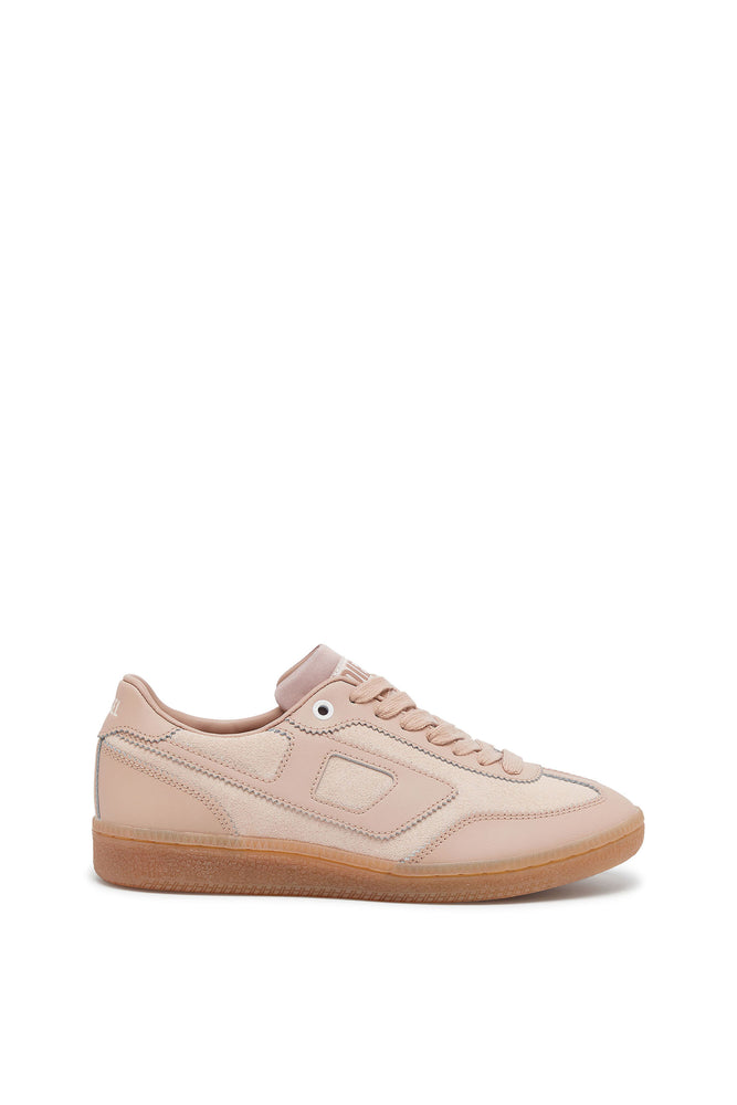 S-Matcha - Sneakers in leather and suede iconic d logo