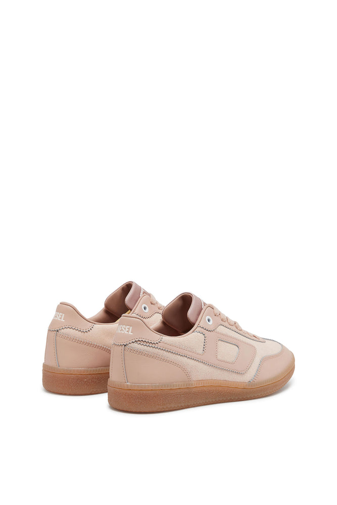 S-Matcha - Sneakers in leather and suede iconic d logo (1)